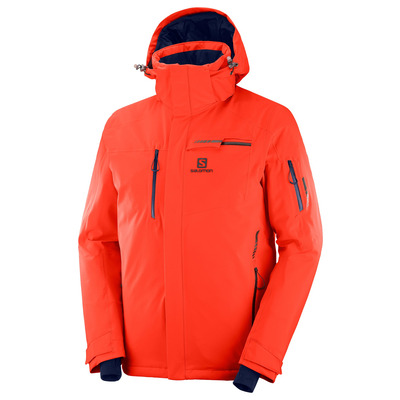 Mens Brilliant Ski Jacket - Cherry Tomato