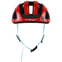 Oakley Light Comfortable Red Cycling Helmet in Black | Size: Medium
